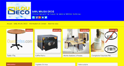 Desktop Screenshot of miloudeco.com