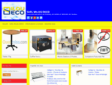 Tablet Screenshot of miloudeco.com